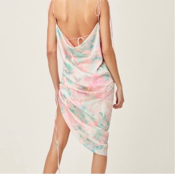 For Love & Lemons Call Me tie dye cinch dress - medium (NEW!!) - Picture 3 of 15